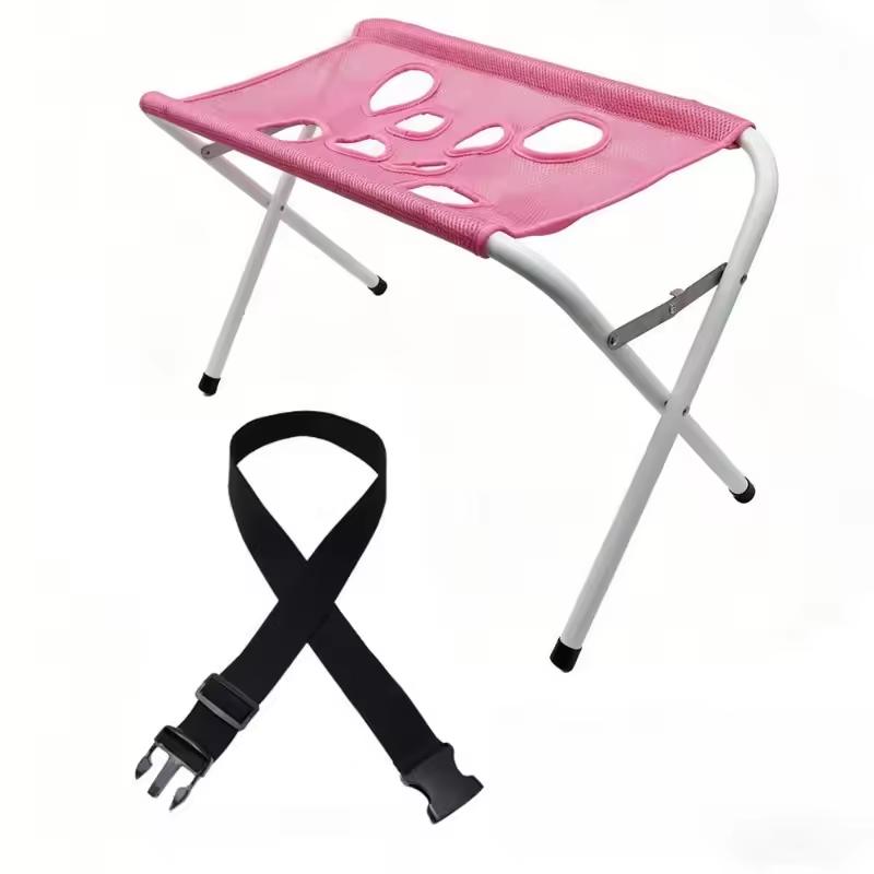 Foldable Pet Grooming Bath Stand Hammock Helper Dog Cat Nail Trimming Ear Cleaning Support Frame Anti-slip Pet Washing Restraint