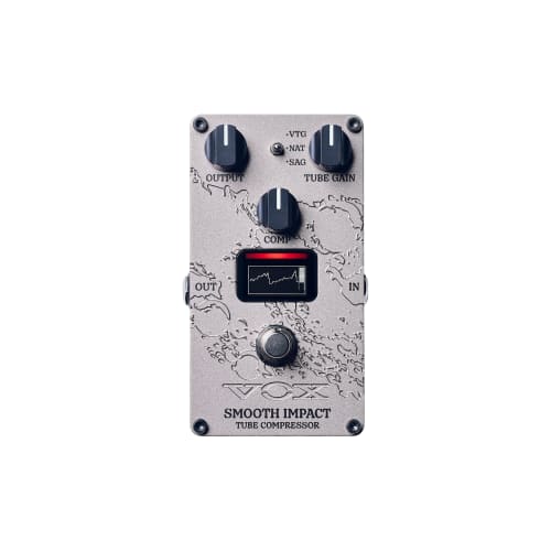 VOX SMOOTH IMPACT Compact Guitar Effect Pedal, Compressor with Nutube, Vacuum Tube, Valvenergy 2nd VE-SI