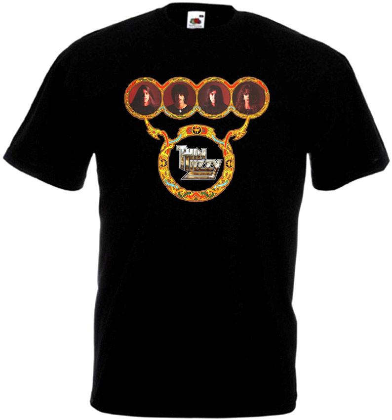 

26 Thin Lizzy - V17 T-shirt Black Hard Rock All Sizes S-5XL Unisex T-Shirt 5XL різнокольоровий