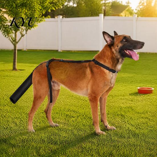 Durable Pet Tail Protector Dog Protector, Breathable Wrap, Adjustable Harness Bandage with Guard for Dogs Wound Injury Recovery Post Surgery Support