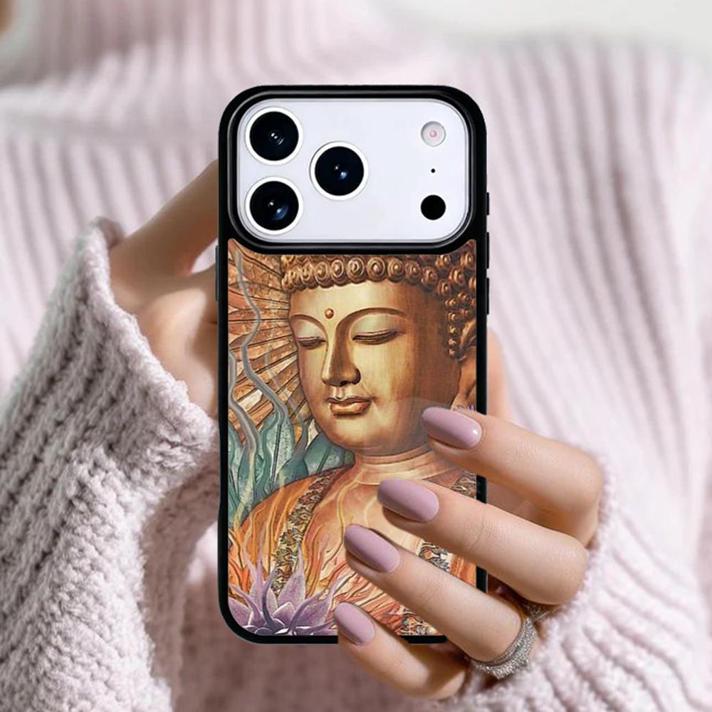 Buddha Handyhülle Für Apple iPhone 17 Air 16E 15 14 Plus 13 12 11 Pro Max Mini Funda Cover