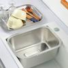 Heavy Duty Stainless Steel Meshes Colander Square Kitchen Strainer For Quick Draining Vegetables Pastas Easy To Cleaning Compact Storage