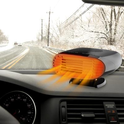 2 In 1 Car Fans with Heating Cooling Mode Portable Mini Heater Fast Heating Windshield Defroster Defogger Electric Car Heater