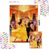 Beauty and the Beast Ballroom Dance Diamond Painting Full Diamond Art Kit Handmade Diy Home Decoration Gift