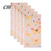 Temporary Body Art Decals 5 Sheets Butterfly Tattoo Stickers, Waterproof Flower Tattoos, Colorful Removable Stickers Face Tattoos for Parties