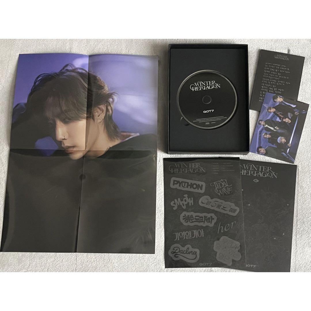 

[USED] GOT7 WINTER HEPTAGON Album Mark Poster