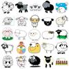 50 Little Sheep Graffiti Cartoon Animal Stickers – Cute DIY Creative for Skateboards & Suitcases