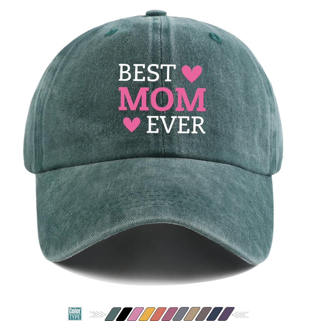 pc pcs Unisex Vintage BEST MOM EVER Trucker Hat Suitable for Outdoor Sports QuickDry Breathable with Buckle Closure Light