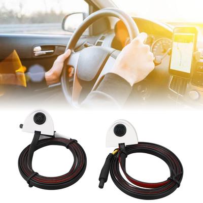 Car Blind Spot Camera Night Assist Water Resistant Tape Mounting Left Right Side View Camera for Car Surveillance System