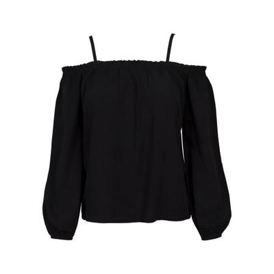 Urban Classics Womens/Ladies Cold Shoulder Long-Sleeved Top