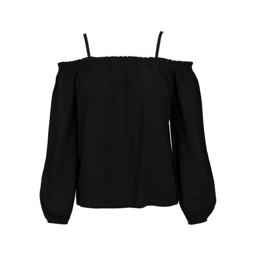 Urban Classics Womens/Ladies Cold Shoulder Long-Sleeved Top