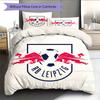 Biancheria da letto con motivo logo RB Leipzig Decorazione per la casa Regalo di compleanno (1 * copripiumino + 2 * federa, senza nucleo)