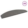 Self Adhesive Stair Protectors 15 pcs Gray 80 x 28 x 3.5 cm