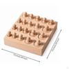 Peg Toy with Wooden Base Fine Motor Skills Shape Sorter Pegs HandEye Coordination ChildCentered