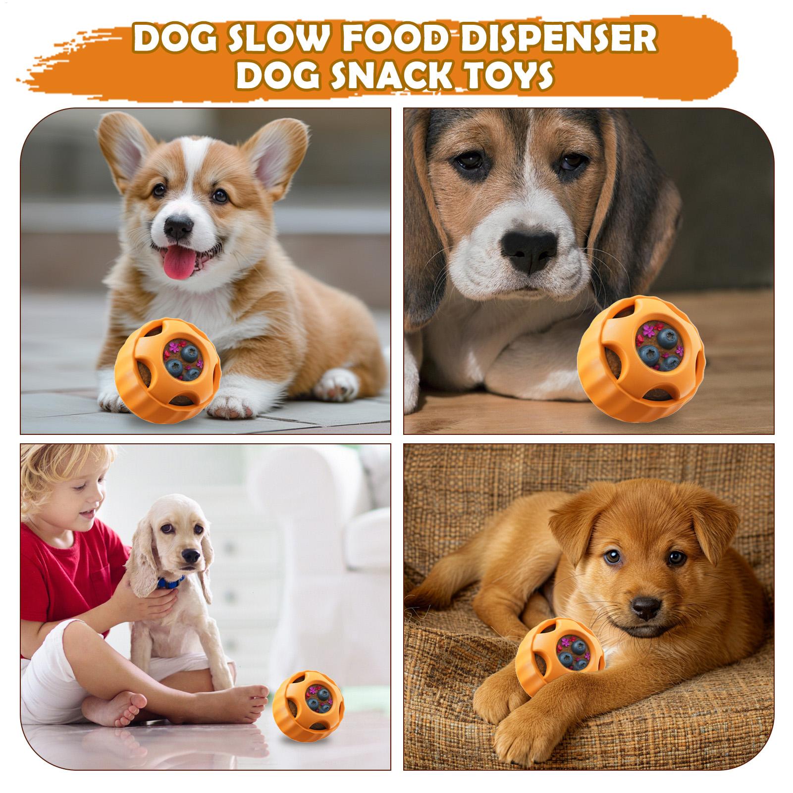 

Dog Treat Dispenser Toy Dog Toys Treat Dispensing Puzzle Games Slow Feeder Pet Supplies Ball For Large Breed Puppy Chew Teething China Mainland