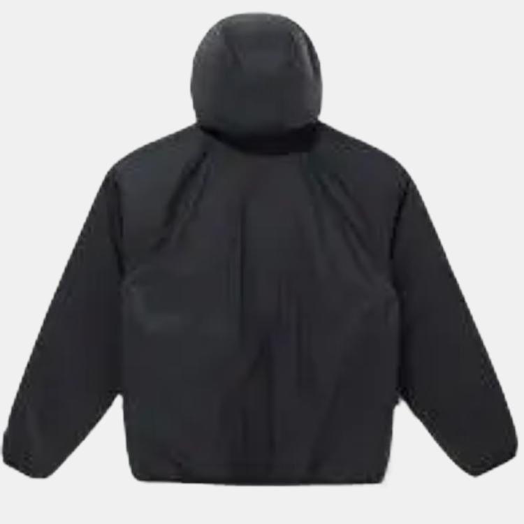 New Era Solid Color Casual Zip-Up Hoodie Men jackets Black 13338540