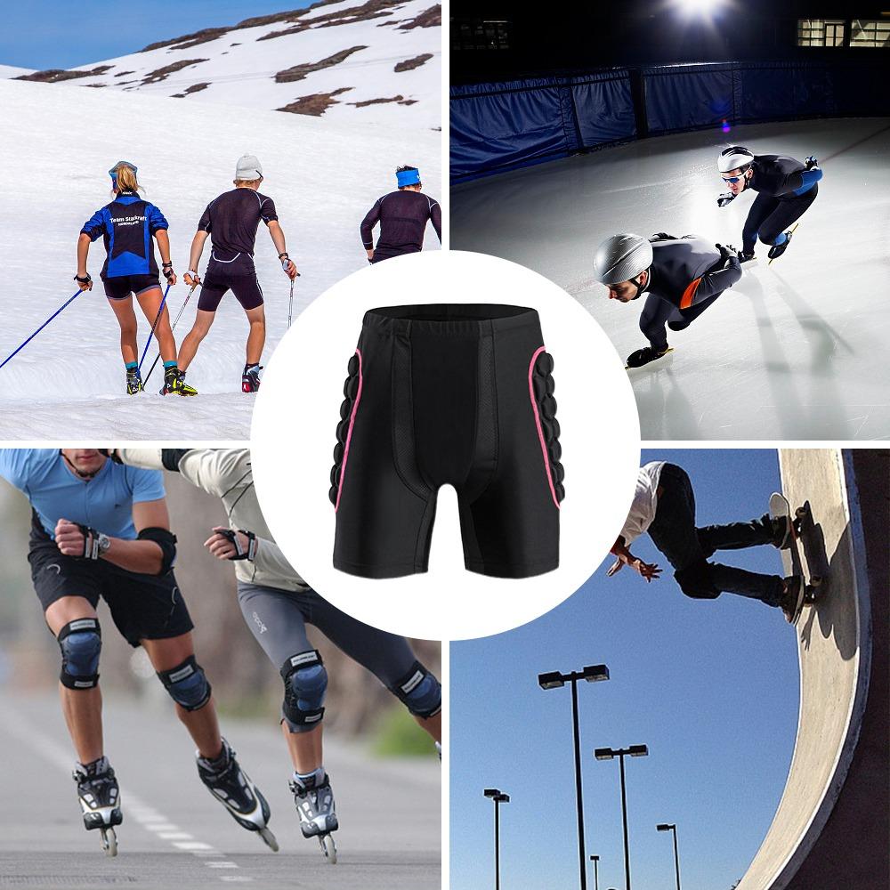Honeycomb Padding Padded Protective Shorts Elastic Waistband Crash Pants  Skateboarding