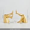 Modern Abstract Human Figure Resin Bookend Sculpture Decor Living Room Office Desk Home