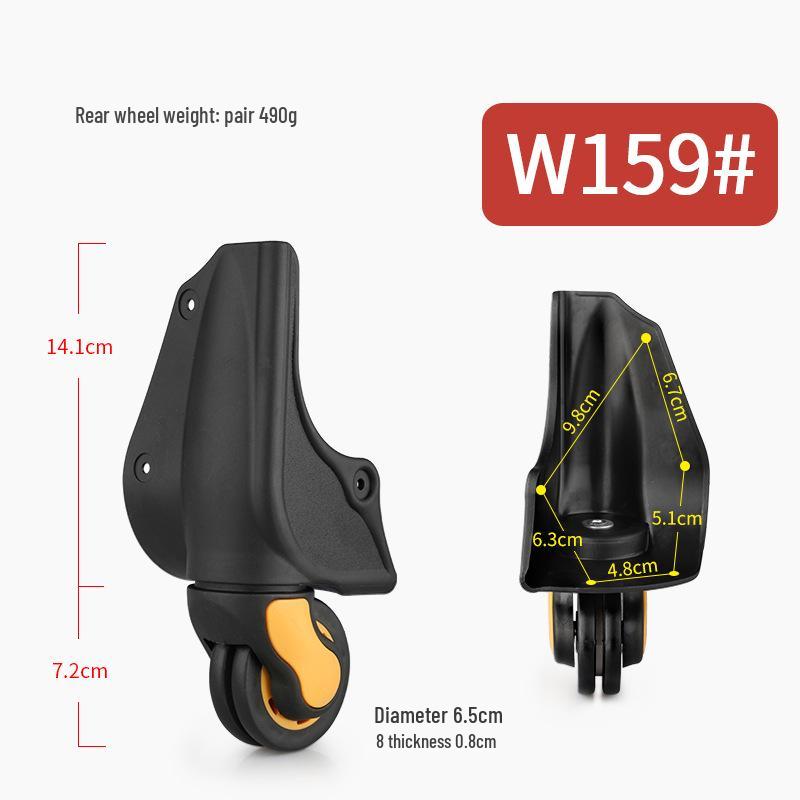 Universal Luggage Replacement Wheels - Trolley Suitcase Repair Accessories