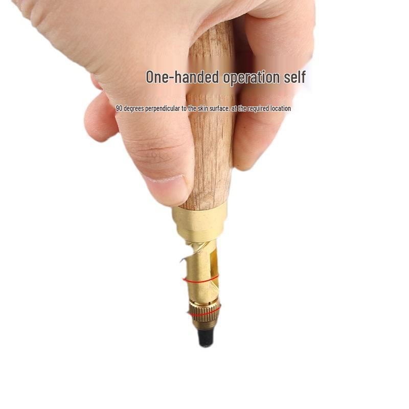 Leather Belt & Shoe Hole Puncher - Hand-Operated Tool