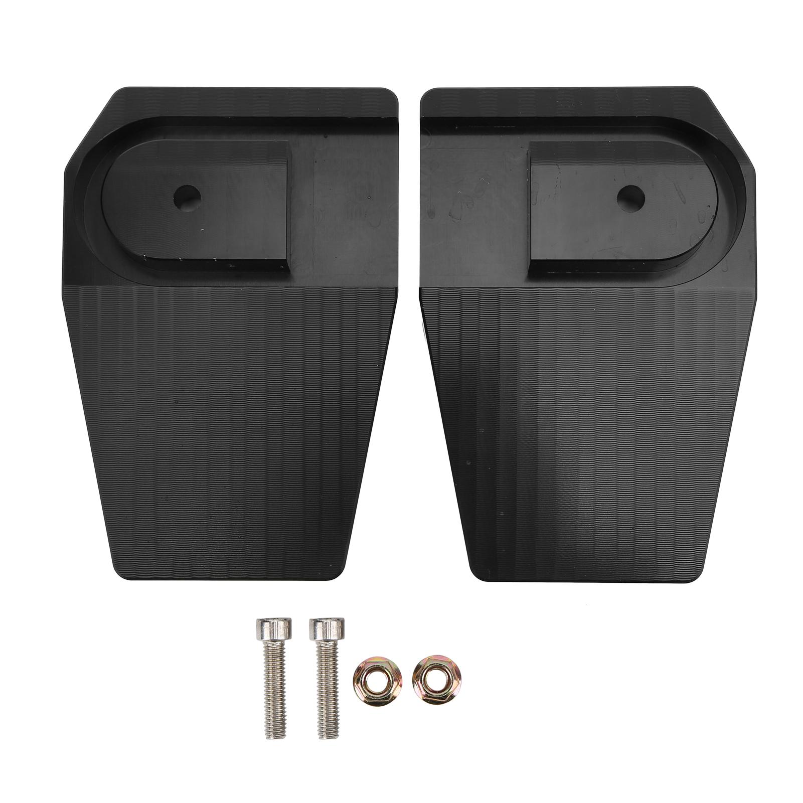 Motorcycle Footrest Wide Foot Pegs Pedals Billet Replacement for REBEL500 CMX500 2017‑2021 Black