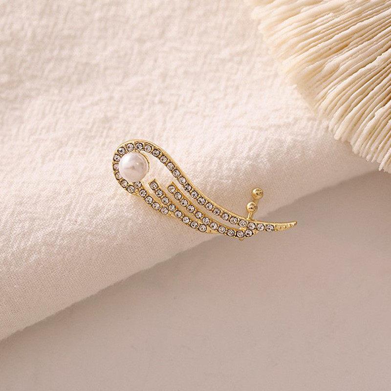 Eenvoudige Legering Lange Vleugel Stud Temperament Veer Oorbellen Zilveren Vleugels Vorm Elf Oor Manchet Oorbellen Sieraden Accessoires Cadeaus