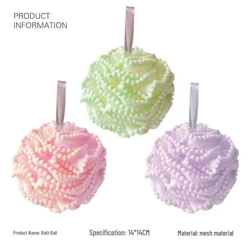 LIEI Large Polyester Round Bath Ball