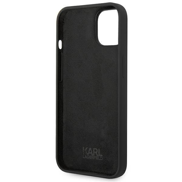 Etui Do iPhone 14 Plus Karl Lagerfeld Silicone Choupette Czarny