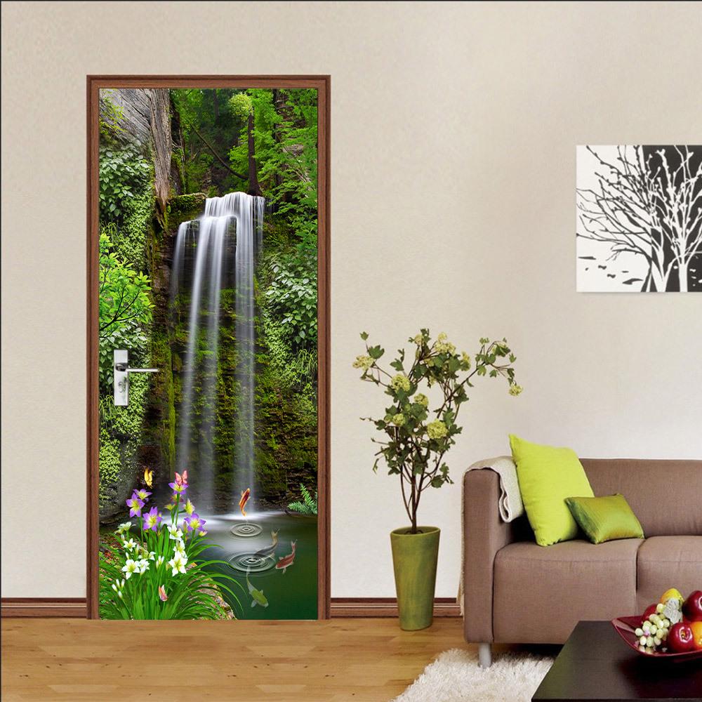 Umweltfreundlicher 3D-Türsticker Selbstklebend 10.000 Hohe Auflösung Kartengröße Muster Wasserdicht Und Ölfest Türsticker