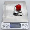 Strawberry/Tomato Heart Key Pendant Stylish Keyring Backpacks and Purses Charm Accessory Fashionable Keychain Ornament