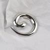 European and American Fashion Wavy Pattern Irregular Brooch High-End Simple Versatile Coat Niche Metal Pin Clothing Accessories