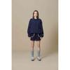 Bbc Earth Open Collar Woven Sweatshirt  Navy 