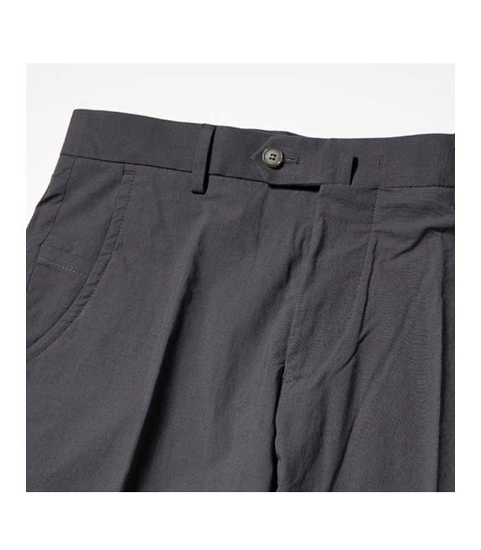 BLACKBROWN (Profilo) Slim Fit Straight Cotton Pants [Charcoal]