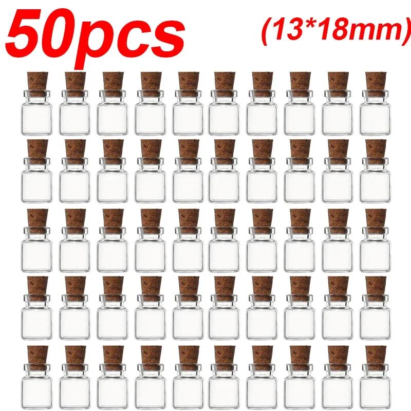 DIY průhledné prázdné láhve na vzkazy mini skleněná láhev s korkovou zátkou narozeniny, svatba, vánoční párty, výzdoba velkoobchod