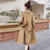 Double-sided wool coat women's long autumn and winter new fashion temperament design hair coat