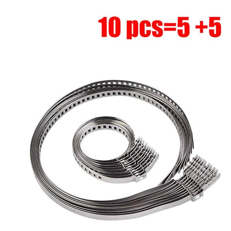 

10/20Pcs Axle CV Joint Boot Crimp Clamp Kit Driveshaft Stainless Steel CV Boot Clamp 30- 40mm 70- 127mm Adjustable NEW