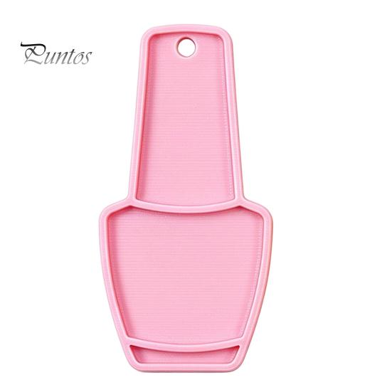 Decorative Key Ring Tool Portable Beverage Can Opener Keychain, 3D Printed Nail Polish Small Bottle for Rings Shape with Outdoor Activities