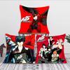 P-Persona 5 Role Playing Game Pillow Case Square Pillow Bedroom Sofa Leisure Comfortcushioncar Living Room Home Decoration 40X40