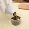 1.5L Portable Plastic Rice Storage Bin Sealed Food Grain Cereal Flour Storage Box Container with Measuring Cup