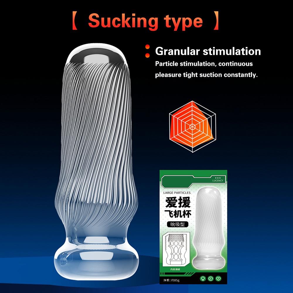 Masturbation Cup for Men Soft Male Exercise Penis Massage Sexy Pocket Pussy Blowjob Toy Vagina Adult Goods 18+