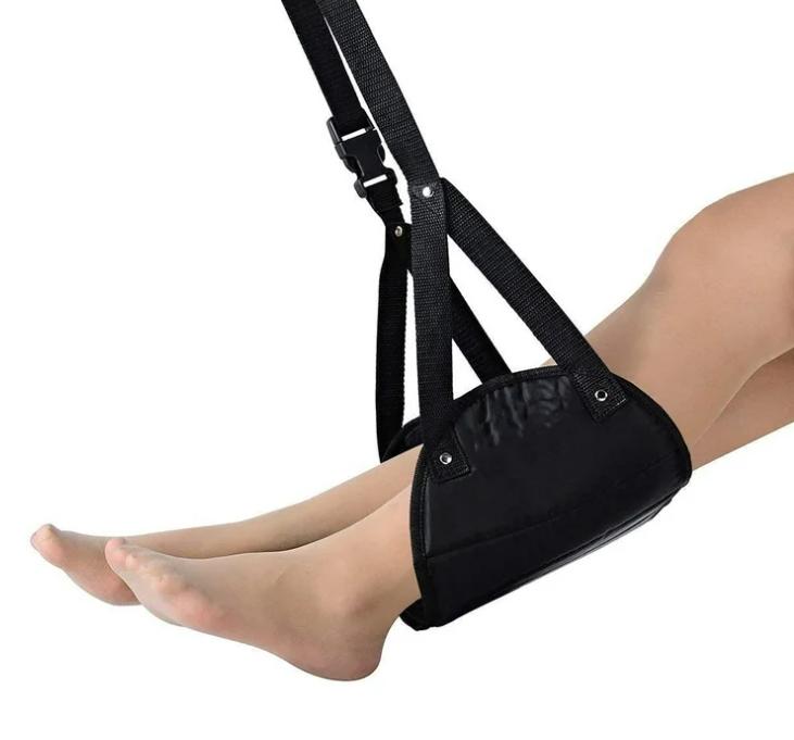 Airplane Foot Hammock, Foot Support, Relieve Foot Fatigue, Office Desk Foot Hammock, Travel Foot Support, Comfortable Foot Suspension Device