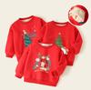 Children's Fleece-Lined Sweatshirt - Winter Warm Top for Boys & Girls, New Year & Christmas Apparel, Thickened Baby Winter Clothing