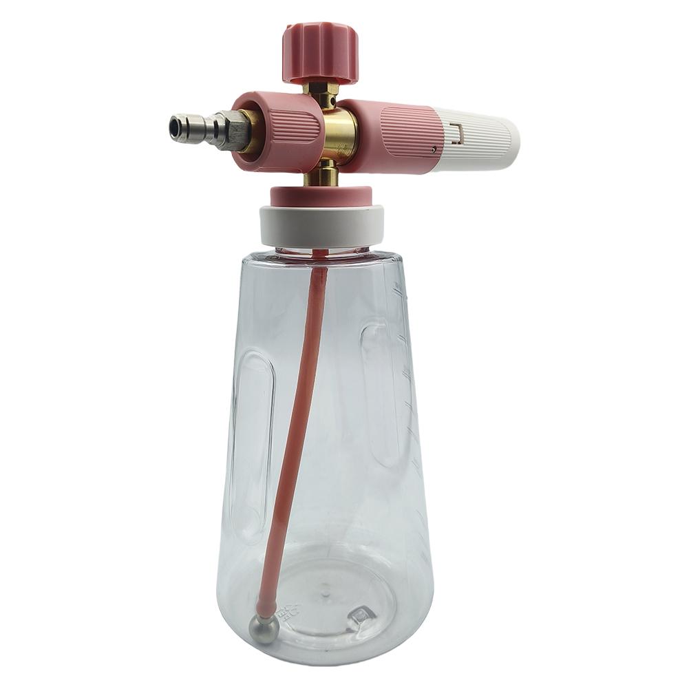 1L High-Pressure Foam Lance 1/4 Quick Connect Car Foam Water Gun Adjustable Air Pressure Foam Sprayer Car Wash Accessories