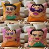 Mean Girl Doraemon Cushion Cover Pattern Printed Pillowcase For Living Room Sofa Cushion Cover & Bedroom Decor