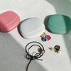 Silicone Headphone Cable Organizer Case Waterproof Mini Portable Travel Wired Earphone Earbuds Keys Data Cables Storage Box Headphone Accessories