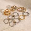 Yori High Quality Stainless Steel Casting Ring 18K Gold PVD Plated Distinctive Chic Charm Jewelry Bijoux New Water Resistant