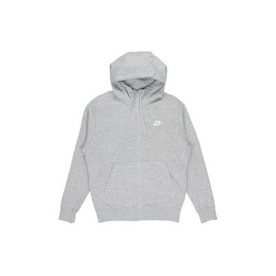 Sportswear Logo Hooded Sweatshirt Jacket Men Outerwear Gray 804392-063