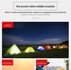 3-4 Person Double-Layer Automatic Camping Tent with Full Outdoor Equipment Set
