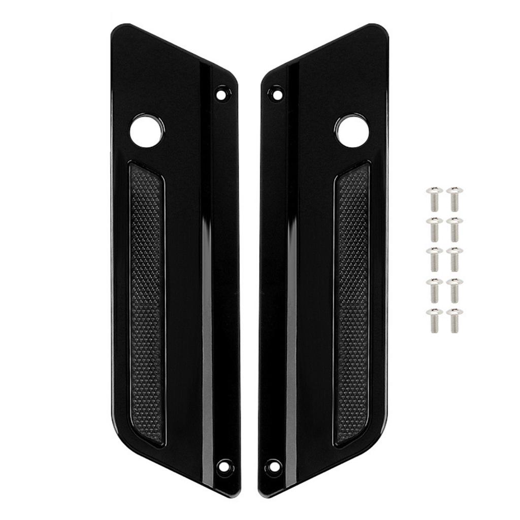 Motorcycle Reflector Decoration Saddlebag Latches Cover Locks For Road Street 2014-up