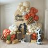 173pcs Coral Caramel Balloon Garland Cowgirl Baby Shower Farmyard Birthday Gender Reveal Globos Bride To Be Wedding Decoration